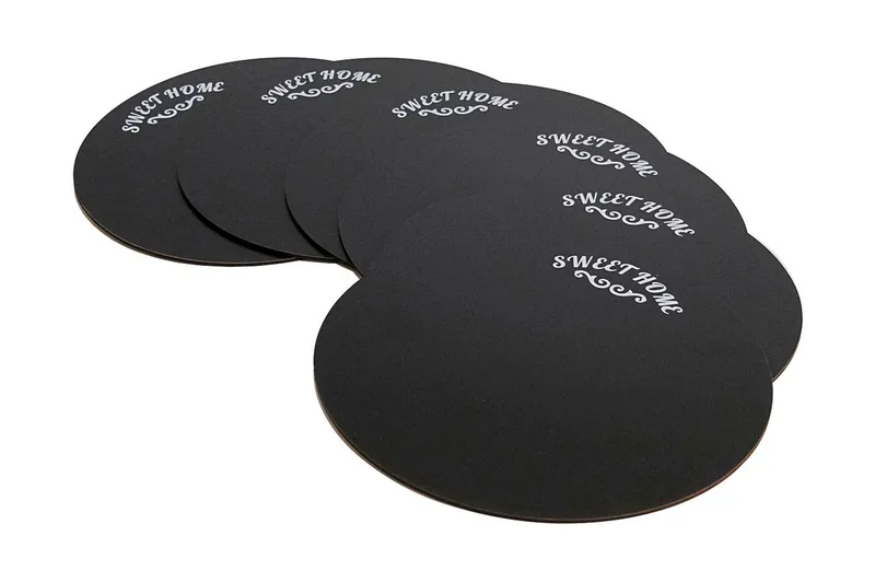 Bordstabletter 6-pack - Svart - Inredning - Dekoration & inredningsdetaljer - Bordsdekoration - Bordstablett