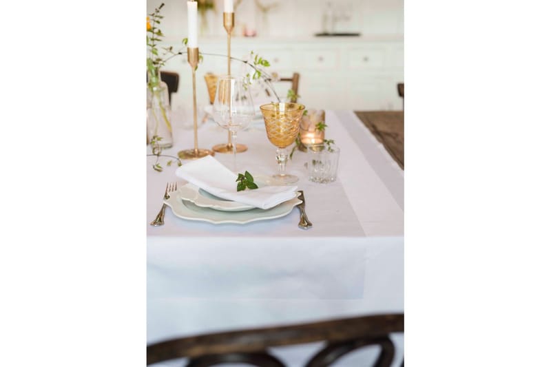 Duk Delight Vit 210 x 210 cm - 210 x 210 cm - Inredning - Dekoration & inredningsdetaljer - Bordsdekoration - Duk & löpare - Bordsduk