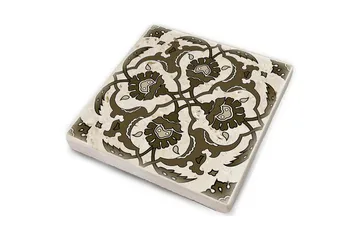 Glasunderlägg 4-pack - Brun/Beige - Inredning - Dekoration & inredningsdetaljer - Bordsdekoration - Glasunderlägg