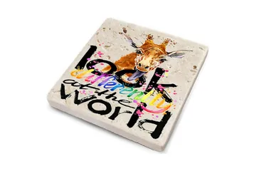 Glasunderlägg 4-pack - Flerfärgad - Inredning - Dekoration & inredningsdetaljer - Bordsdekoration - Glasunderlägg