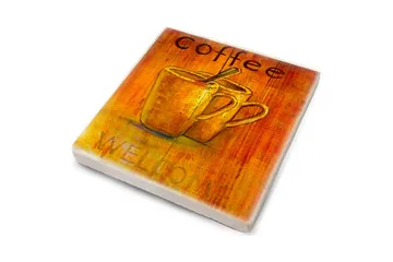 Glasunderlägg 4-pack - Flerfärgad - Inredning - Dekoration & inredningsdetaljer - Bordsdekoration - Glasunderlägg