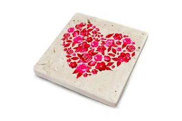 Glasunderlägg 4-pack - Flerfärgad - Inredning - Dekoration & inredningsdetaljer - Bordsdekoration - Glasunderlägg