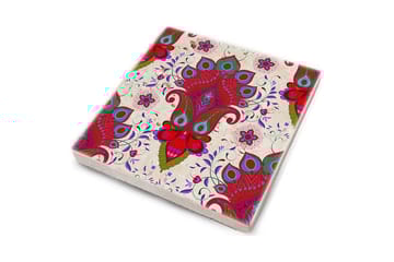 Glasunderlägg 4-pack - Flerfärgad - Inredning - Dekoration & inredningsdetaljer - Bordsdekoration - Glasunderlägg