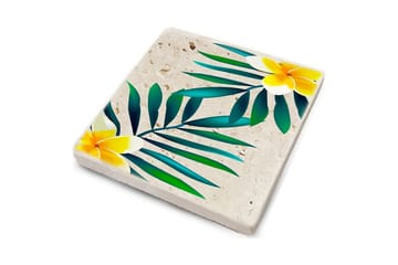 Glasunderlägg 4-pack - Flerfärgad - Inredning - Dekoration & inredningsdetaljer - Bordsdekoration - Glasunderlägg