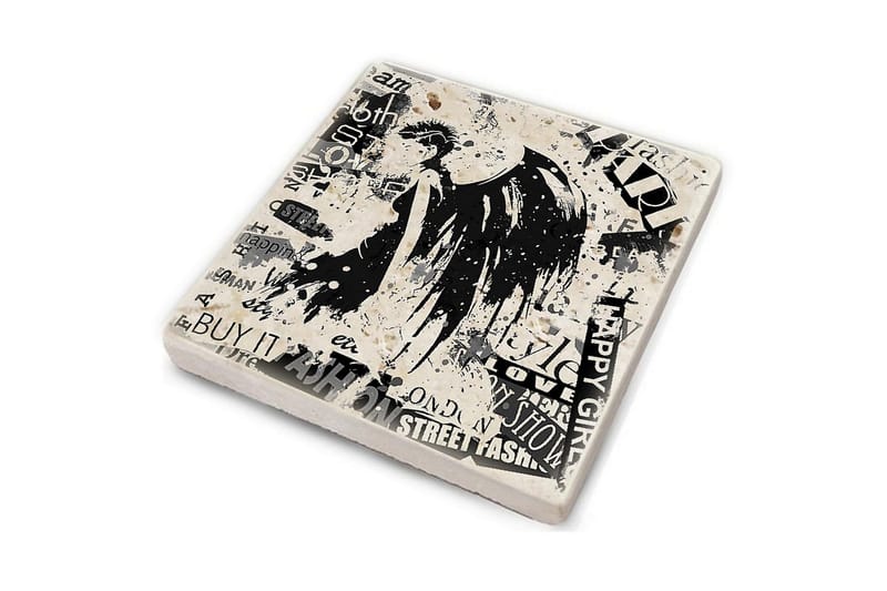 Glasunderlägg 4-pack - Flerfärgad - Inredning - Dekoration & inredningsdetaljer - Bordsdekoration - Glasunderlägg