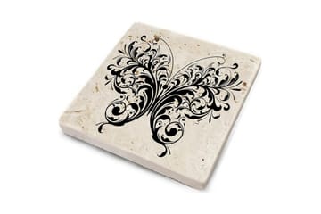 Glasunderlägg 4-pack - Flerfärgad - Inredning - Dekoration & inredningsdetaljer - Bordsdekoration - Glasunderlägg