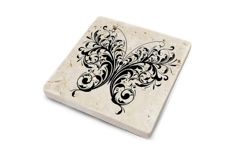 Glasunderlägg 4-pack - Flerfärgad - Inredning - Dekoration & inredningsdetaljer - Bordsdekoration - Glasunderlägg