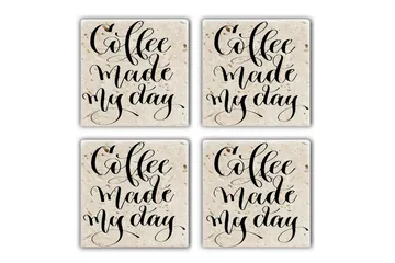 Glasunderlägg 4-pack - Flerfärgad - Inredning - Dekoration & inredningsdetaljer - Bordsdekoration - Glasunderlägg