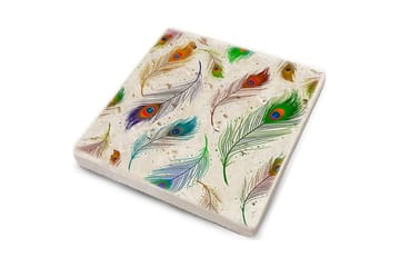 Glasunderlägg 4-pack - Flerfärgad - Inredning - Dekoration & inredningsdetaljer - Bordsdekoration - Glasunderlägg