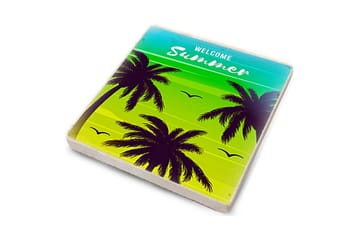 Glasunderlägg 4-pack - Flerfärgad - Inredning - Dekoration & inredningsdetaljer - Bordsdekoration - Glasunderlägg