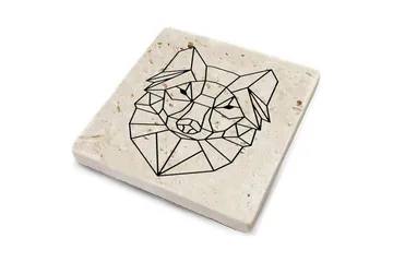 Glasunderlägg 4-pack - Flerfärgad - Inredning - Dekoration & inredningsdetaljer - Bordsdekoration - Glasunderlägg