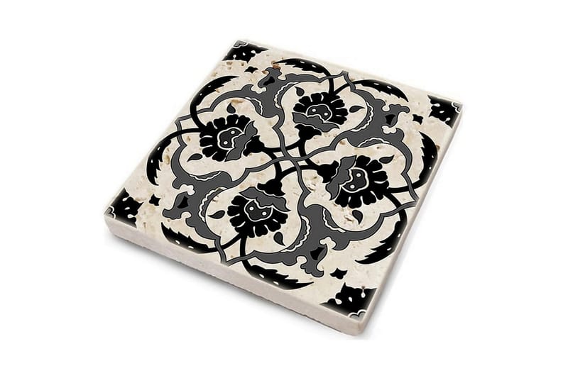 Glasunderlägg 4-pack - Svart/Mörkgrå - Inredning - Dekoration & inredningsdetaljer - Bordsdekoration - Glasunderlägg