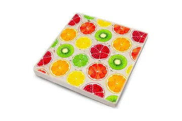 Glasunderlägg 4-pack - Flerfärgad - Inredning - Dekoration & inredningsdetaljer - Bordsdekoration - Glasunderlägg