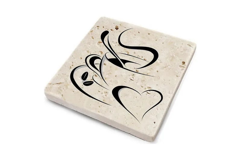 Glasunderlägg 4-pack - Flerfärgad - Inredning - Dekoration & inredningsdetaljer - Bordsdekoration - Glasunderlägg