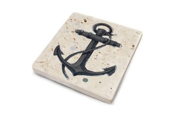 Glasunderlägg 4-pack - Flerfärgad - Inredning - Dekoration & inredningsdetaljer - Bordsdekoration - Glasunderlägg