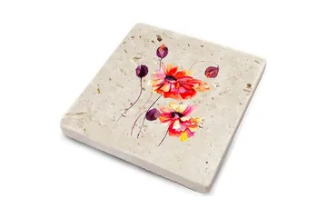 Glasunderlägg 4-pack - Flerfärgad - Inredning - Dekoration & inredningsdetaljer - Bordsdekoration - Glasunderlägg