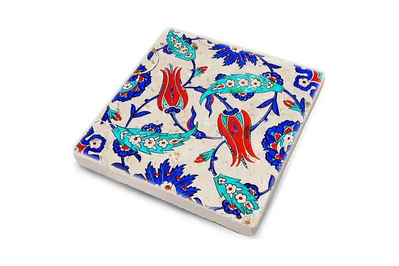 Glasunderlägg 4-pack - Flerfärgad - Inredning - Dekoration & inredningsdetaljer - Bordsdekoration - Glasunderlägg