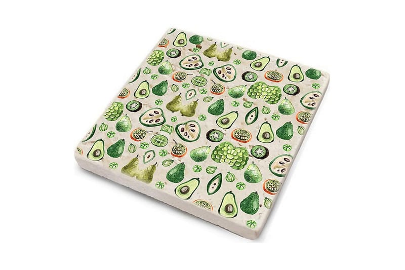 Glasunderlägg 4-pack - Flerfärgad - Inredning - Dekoration & inredningsdetaljer - Bordsdekoration - Glasunderlägg