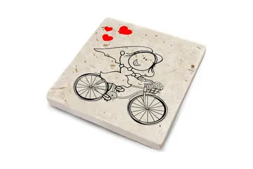 Glasunderlägg 4-pack - Flerfärgad - Inredning - Dekoration & inredningsdetaljer - Bordsdekoration - Glasunderlägg