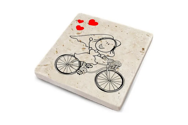 Glasunderlägg 4-pack - Flerfärgad - Inredning - Dekoration & inredningsdetaljer - Bordsdekoration - Glasunderlägg