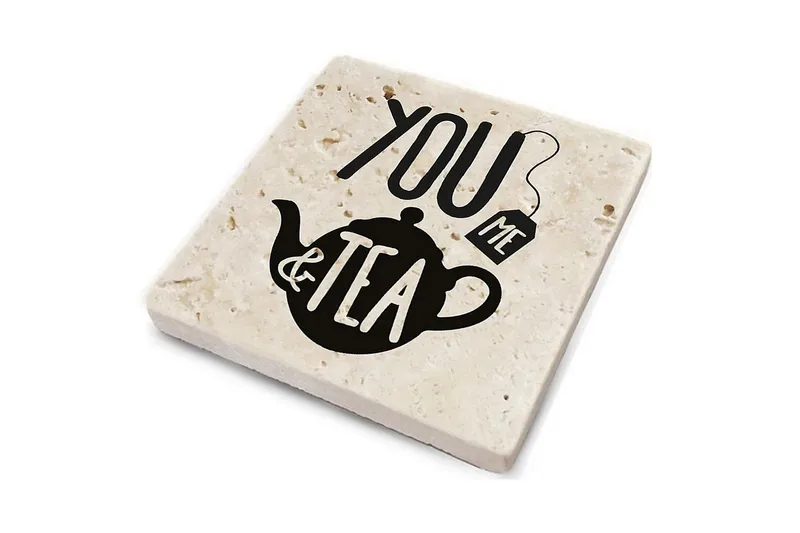 Glasunderlägg 4-pack - Flerfärgad - Inredning - Dekoration & inredningsdetaljer - Bordsdekoration - Glasunderlägg