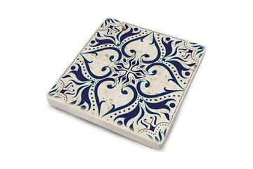 Glasunderlägg 4-pack - Blå/Flerfärgad - Inredning - Dekoration & inredningsdetaljer - Bordsdekoration - Glasunderlägg