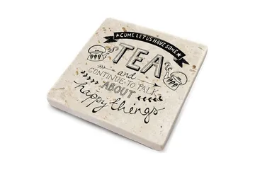 Glasunderlägg 4-pack - Flerfärgad - Inredning - Dekoration & inredningsdetaljer - Bordsdekoration - Glasunderlägg