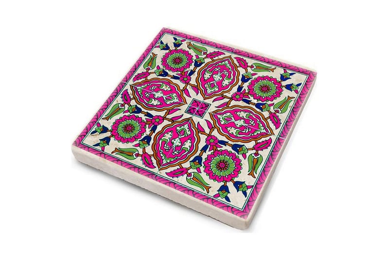 Glasunderlägg 4-pack - Lila/Grön - Inredning - Dekoration & inredningsdetaljer - Bordsdekoration - Glasunderlägg