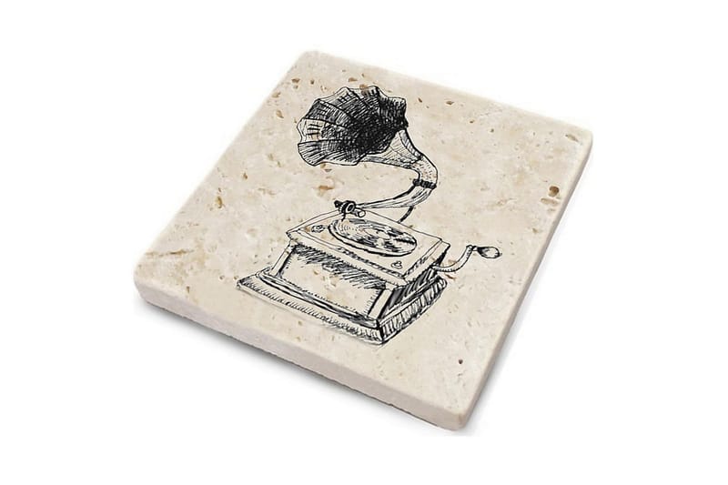 Glasunderlägg 4-pack - Flerfärgad - Inredning - Dekoration & inredningsdetaljer - Bordsdekoration - Glasunderlägg