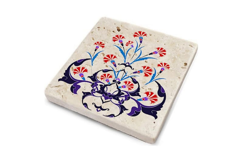 Glasunderlägg 4-pack - Flerfärgad - Inredning - Dekoration & inredningsdetaljer - Bordsdekoration - Glasunderlägg