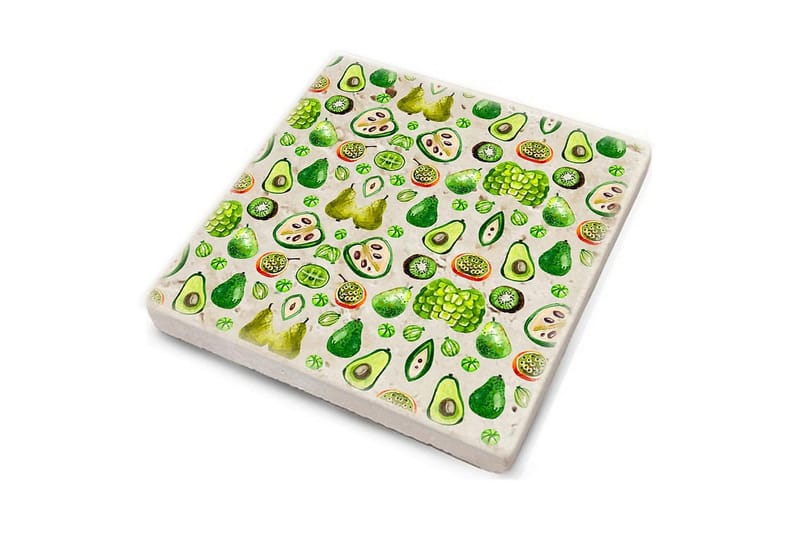 Glasunderlägg 4-pack - Flerfärgad - Inredning - Dekoration & inredningsdetaljer - Bordsdekoration - Glasunderlägg