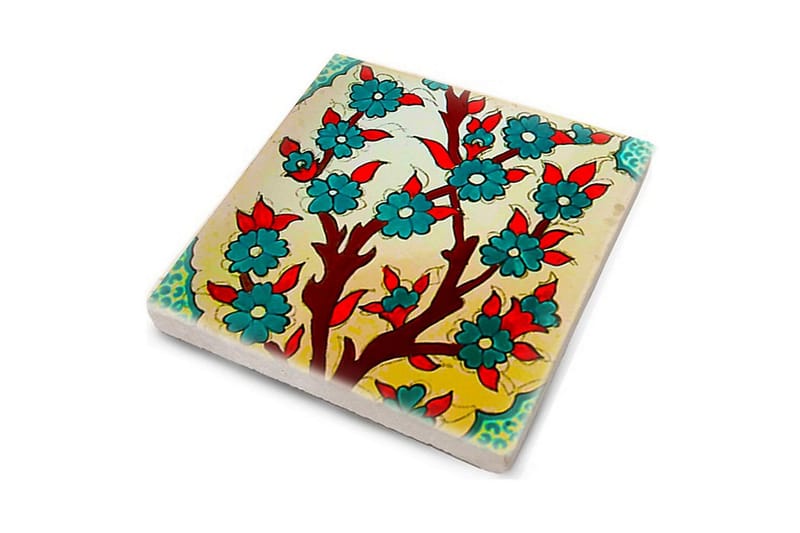 Glasunderlägg 4-pack - Flerfärgad - Inredning - Dekoration & inredningsdetaljer - Bordsdekoration - Glasunderlägg