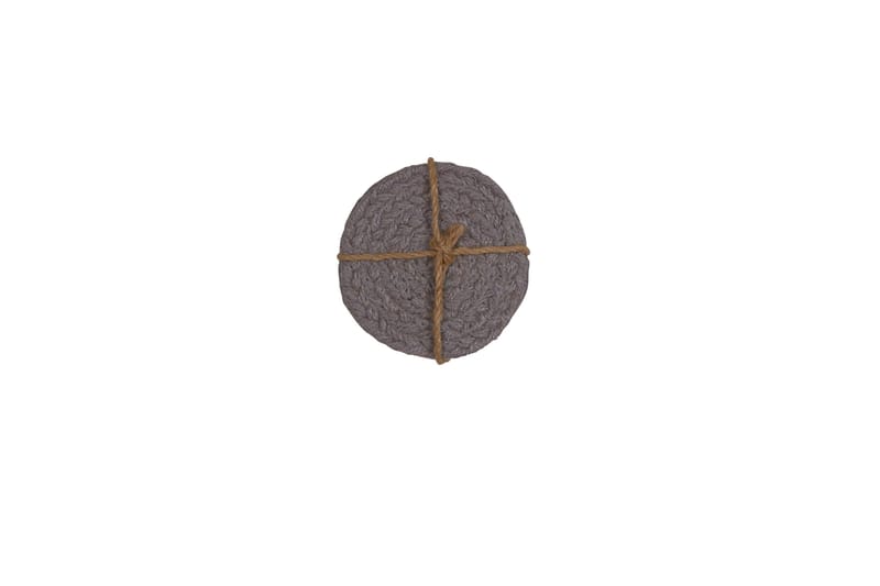 Glasunderlägg Sigge 10 cm - Grå - Inredning - Dekoration & inredningsdetaljer - Bordsdekoration - Glasunderlägg
