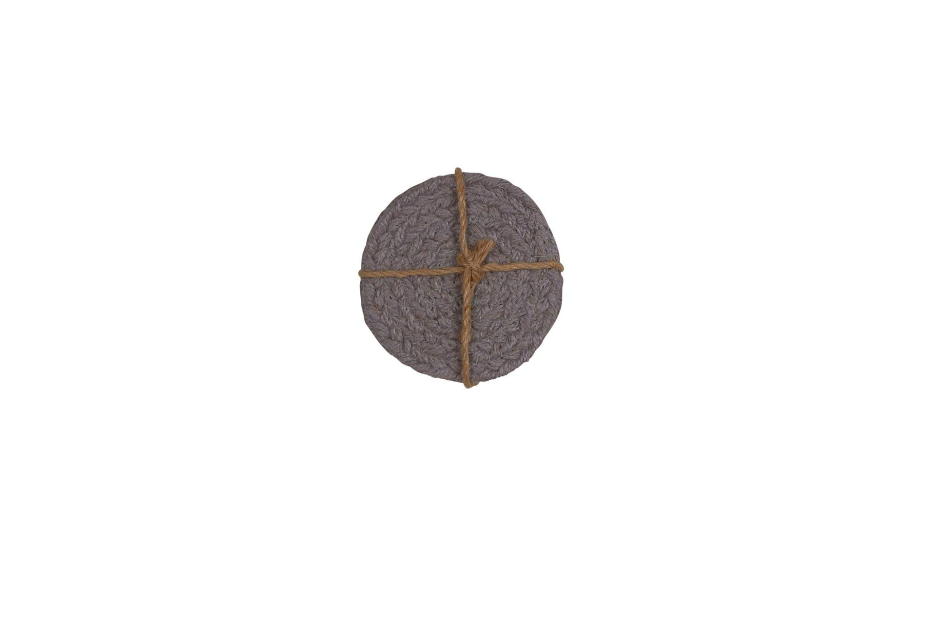 Sigge Glasunderlägg 10 cm - Grå