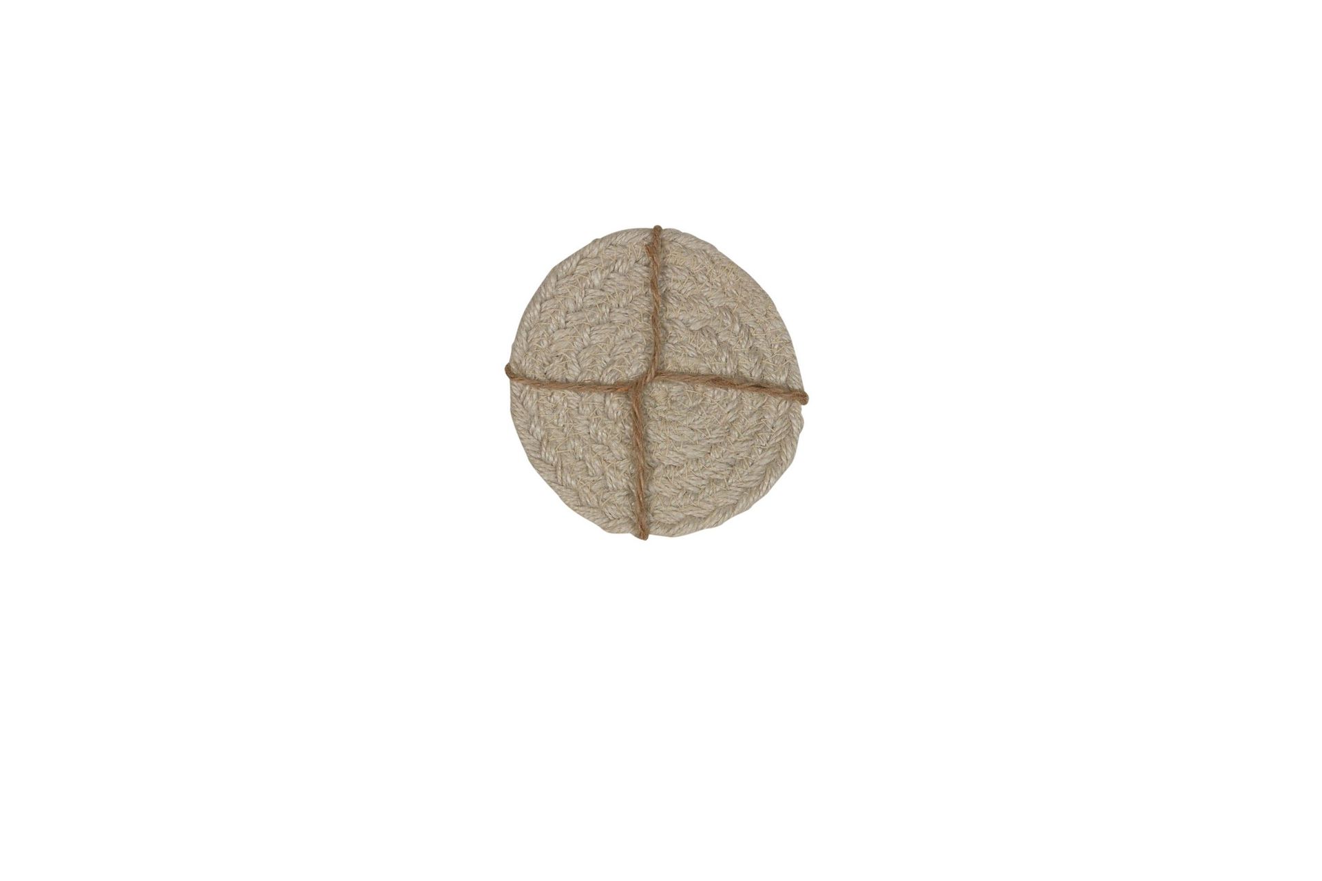 Sigge Glasunderlägg Ø10 cm - Vit