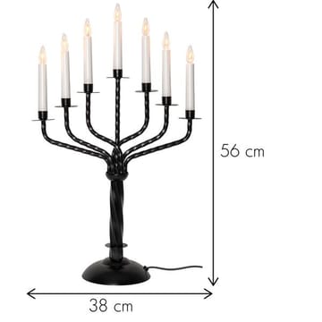 Bore Ljusstake 38 cm - svart - Inredning - Dekoration & inredningsdetaljer - Julpynt & juldekoration
