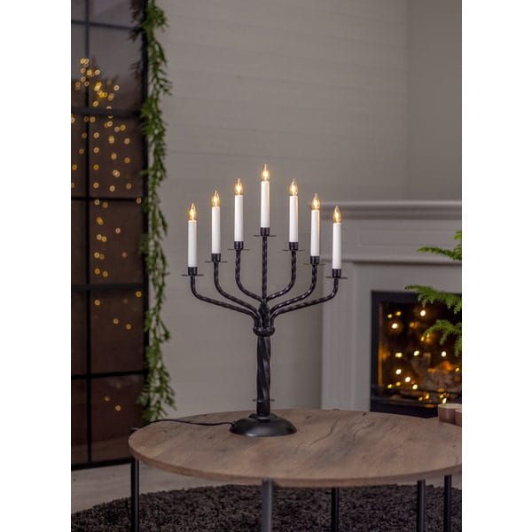 Bore Ljusstake 38 cm - svart - Inredning - Dekoration & inredningsdetaljer - Julpynt & juldekoration
