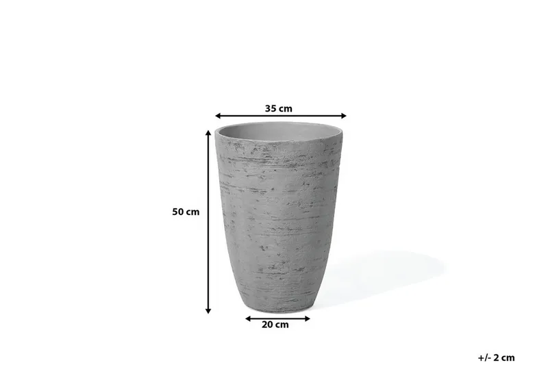 Camia Kruka 35.5 cm - Grå - Inredning - Dekoration & inredningsdetaljer - Krukor & ytterkrukor - Utomhuskruka