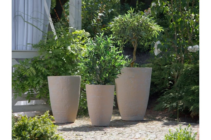 Camia Kruka 43 cm - Beige - Inredning - Dekoration & inredningsdetaljer - Krukor & ytterkrukor - Utomhuskruka