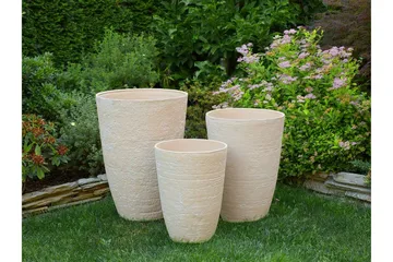 Camia Kruka 51 cm - Beige - Inredning - Dekoration & inredningsdetaljer - Krukor & ytterkrukor - Utomhuskruka