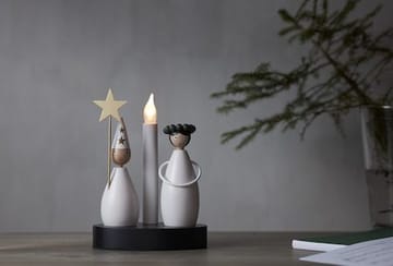 Christmas Joy Ljusstake 16 cm - vit - Inredning - Dekoration & inredningsdetaljer - Julpynt & juldekoration