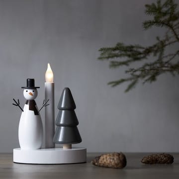 Christmas Joy Ljusstake 16 cm - vit - Inredning - Dekoration & inredningsdetaljer - Julpynt & juldekoration