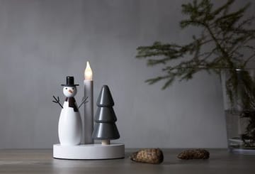 Christmas Joy Ljusstake 16 cm - vit - Inredning - Dekoration & inredningsdetaljer - Julpynt & juldekoration