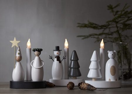 Christmas Joy Ljusstake 16 cm - vit - Inredning - Dekoration & inredningsdetaljer - Julpynt & juldekoration
