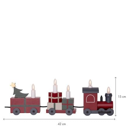 Christmas train Ljusstake 42 cm - flerfärgad - Inredning - Dekoration & inredningsdetaljer - Julpynt & juldekoration