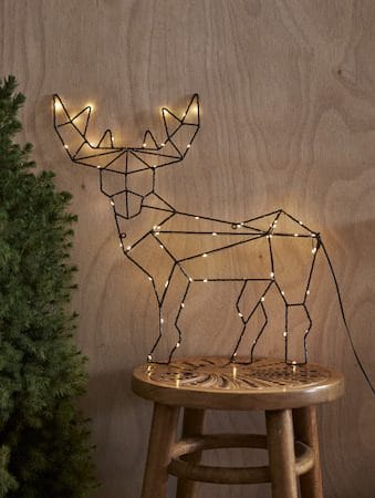 Cupid Inomhusdekoration belysning 47 cm - svart - Inredning - Dekoration & inredningsdetaljer - Julpynt & juldekoration