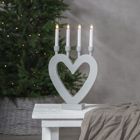 Dala Ljusstake 27 cm - grå - Inredning - Dekoration & inredningsdetaljer - Julpynt & juldekoration