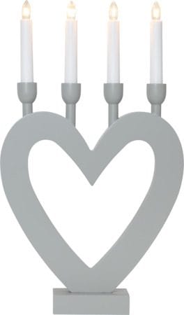 Dala Ljusstake 27 cm - grå - Inredning - Dekoration & inredningsdetaljer - Julpynt & juldekoration