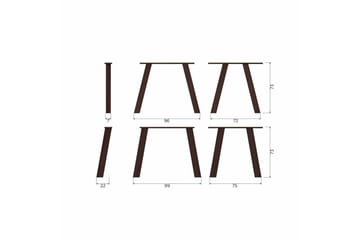 Bordben Haarlem Set om 2 - Mystic Brown - Inredning - Dekoration & inredningsdetaljer - Dekorbeslag - Beslag - Möbelben