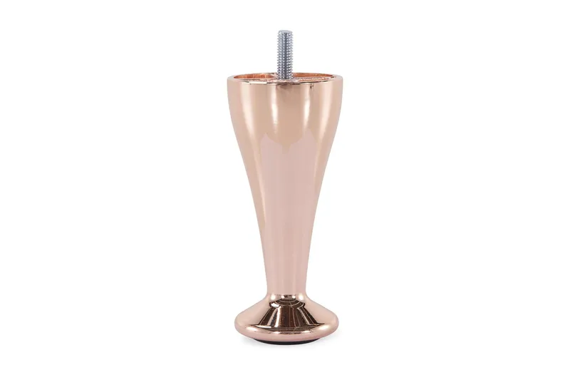 Sängben Rosé 4-Pack 12 cm - Roséguld - Inredning - Dekoration & inredningsdetaljer - Dekorbeslag - Beslag - Möbelben